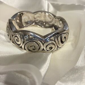 Brighton Silver Swirl Bracelet